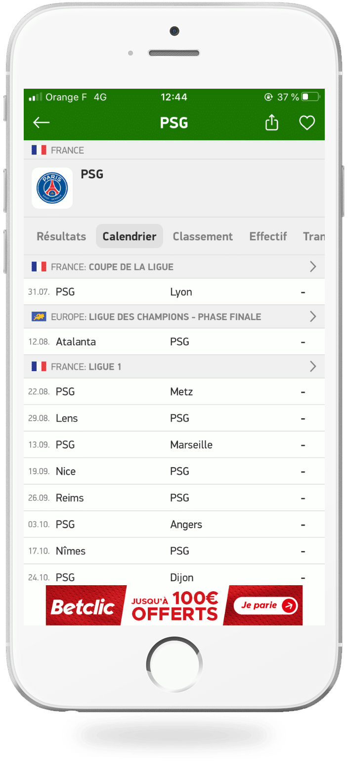 Analyser le calendrier